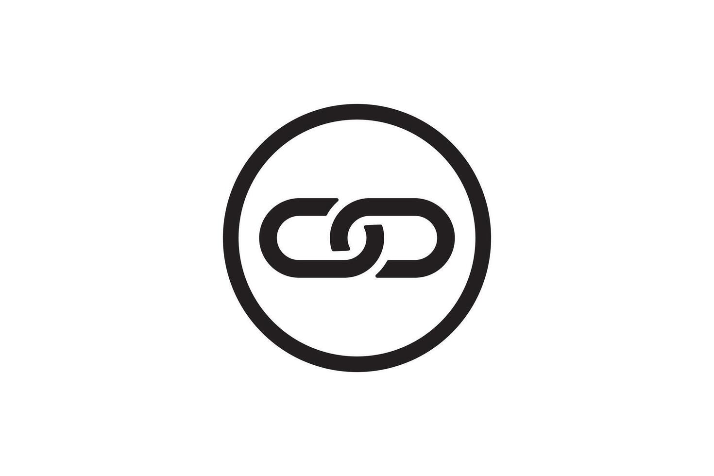 Chain link icon. Connection sign illustration. Linked interface design. vector