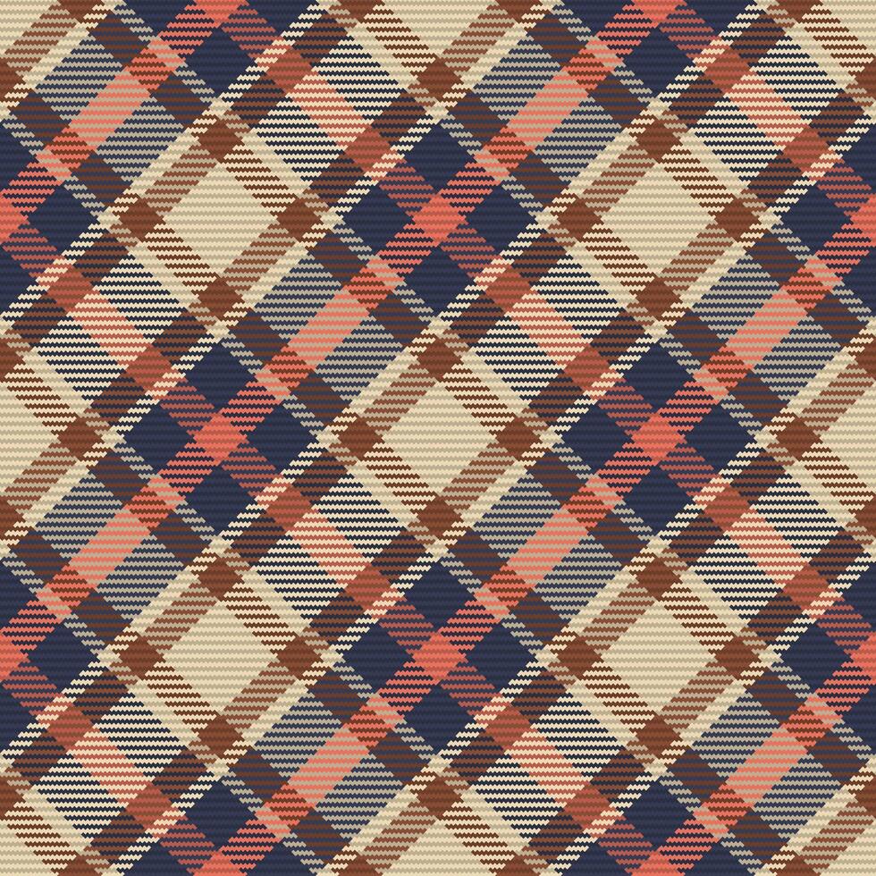 Seamless pattern of scottish tartan plaid. Repeatable background with check fabric texture. backdrop striped textile print. vector