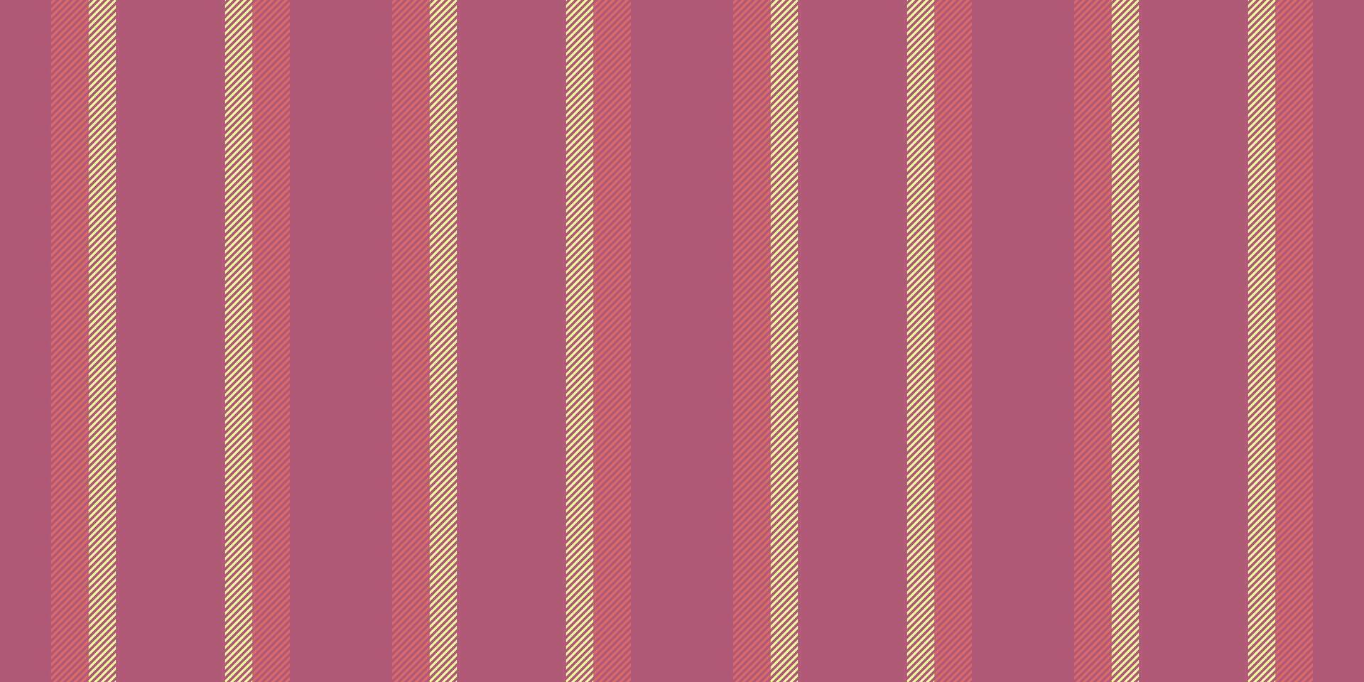 Drapery textile texture , layer stripe vertical pattern. 70s lines background fabric seamless in pink and red colors. vector