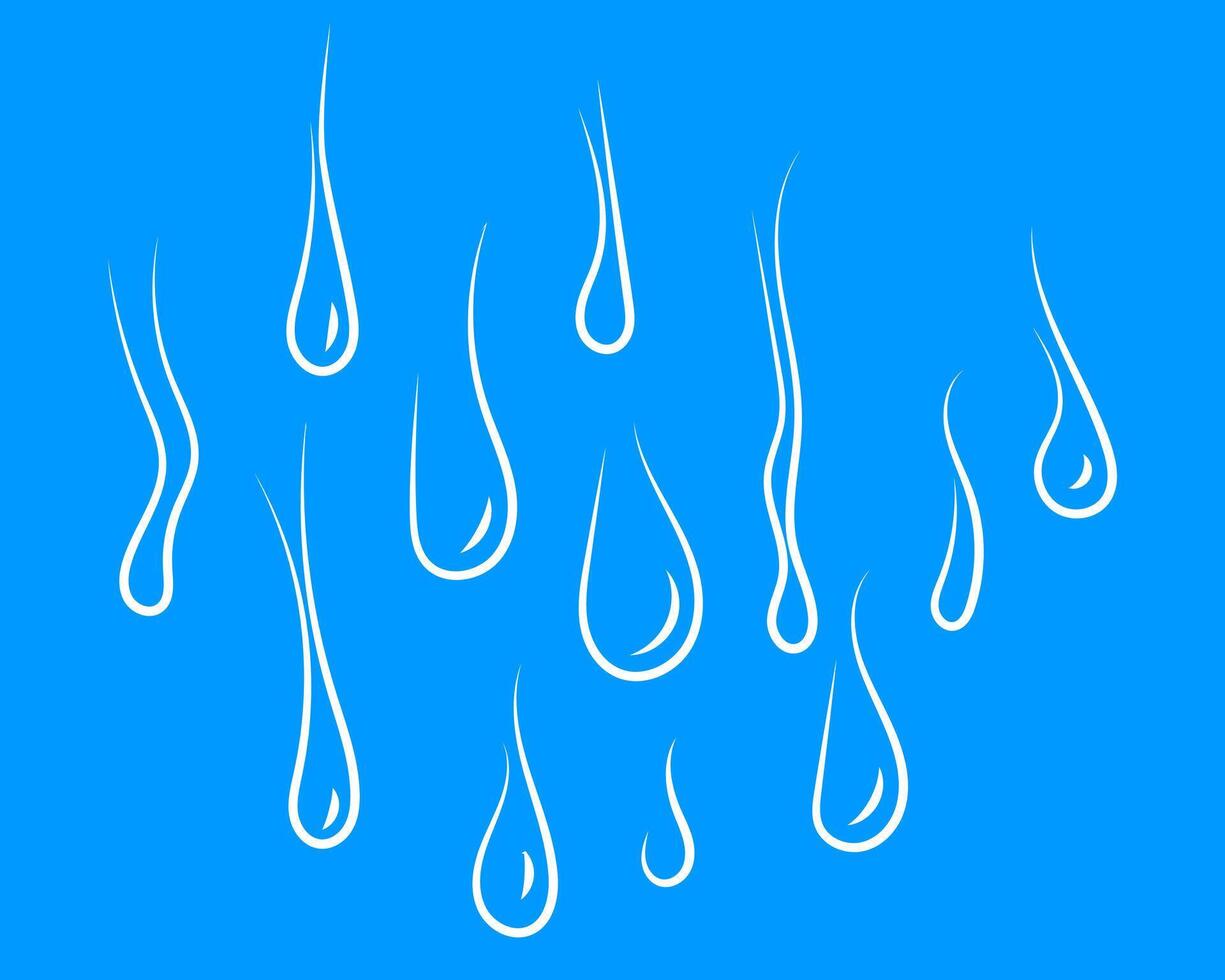 Drop water icon isolated design element vector
