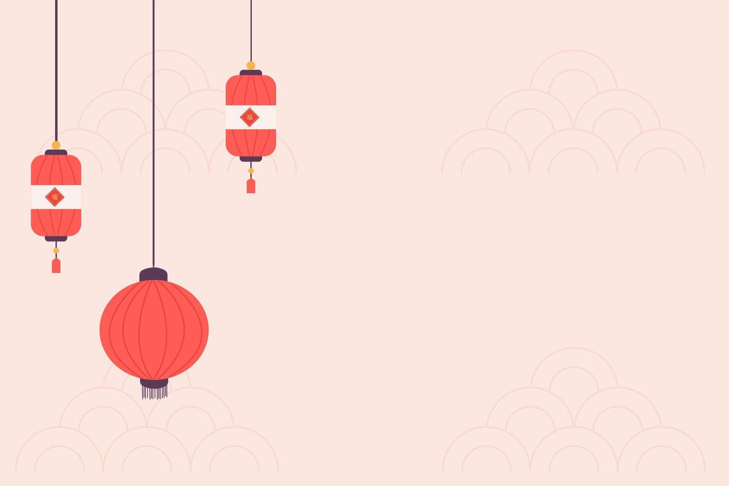 Background chinese new year celebration festive vector