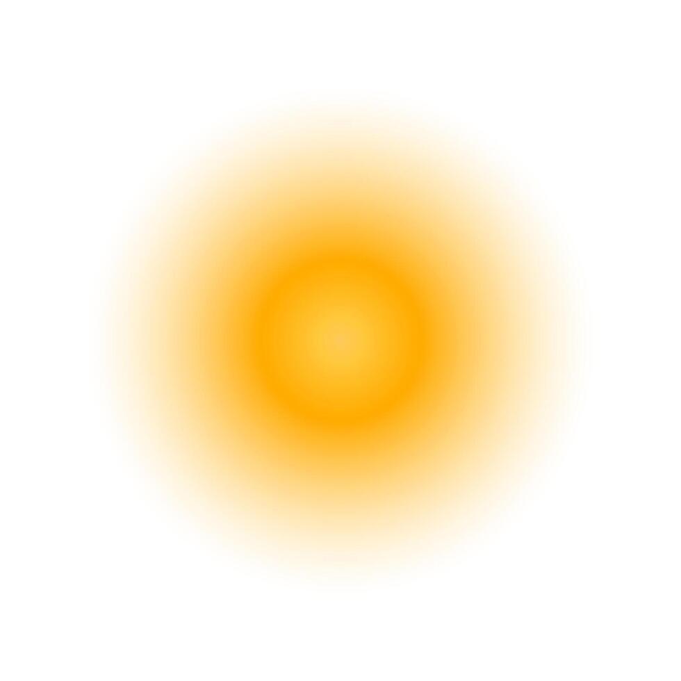 Sunlight effect with bright yellow glow and sparkles vector