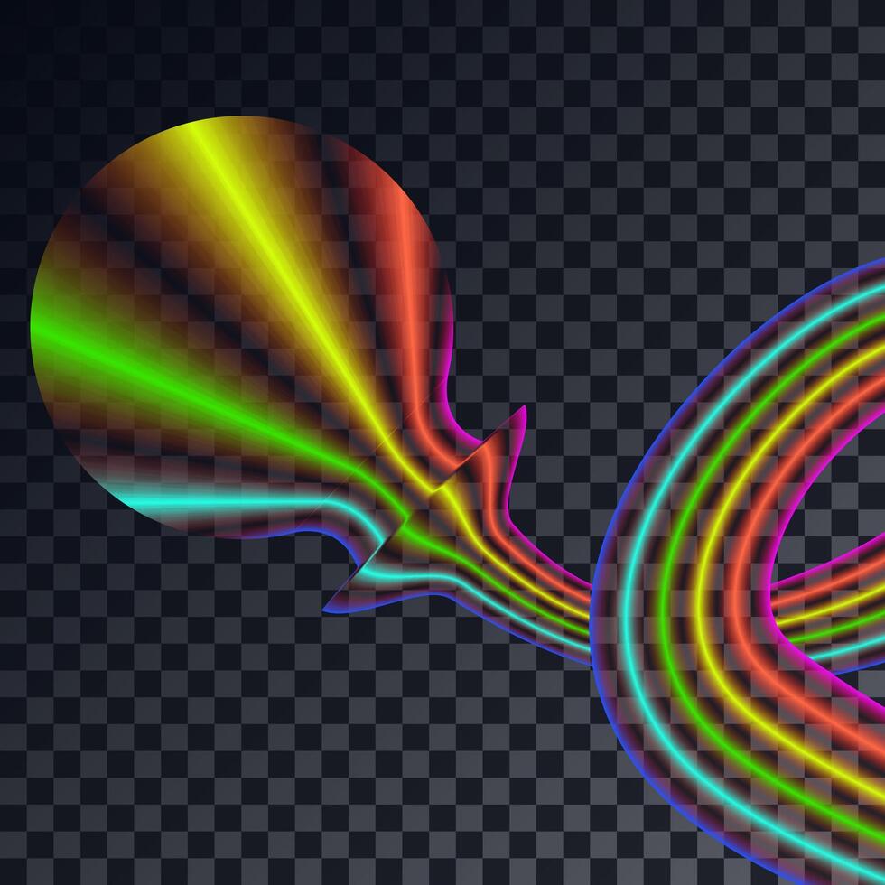 Abstract background with dynamic waves. vector