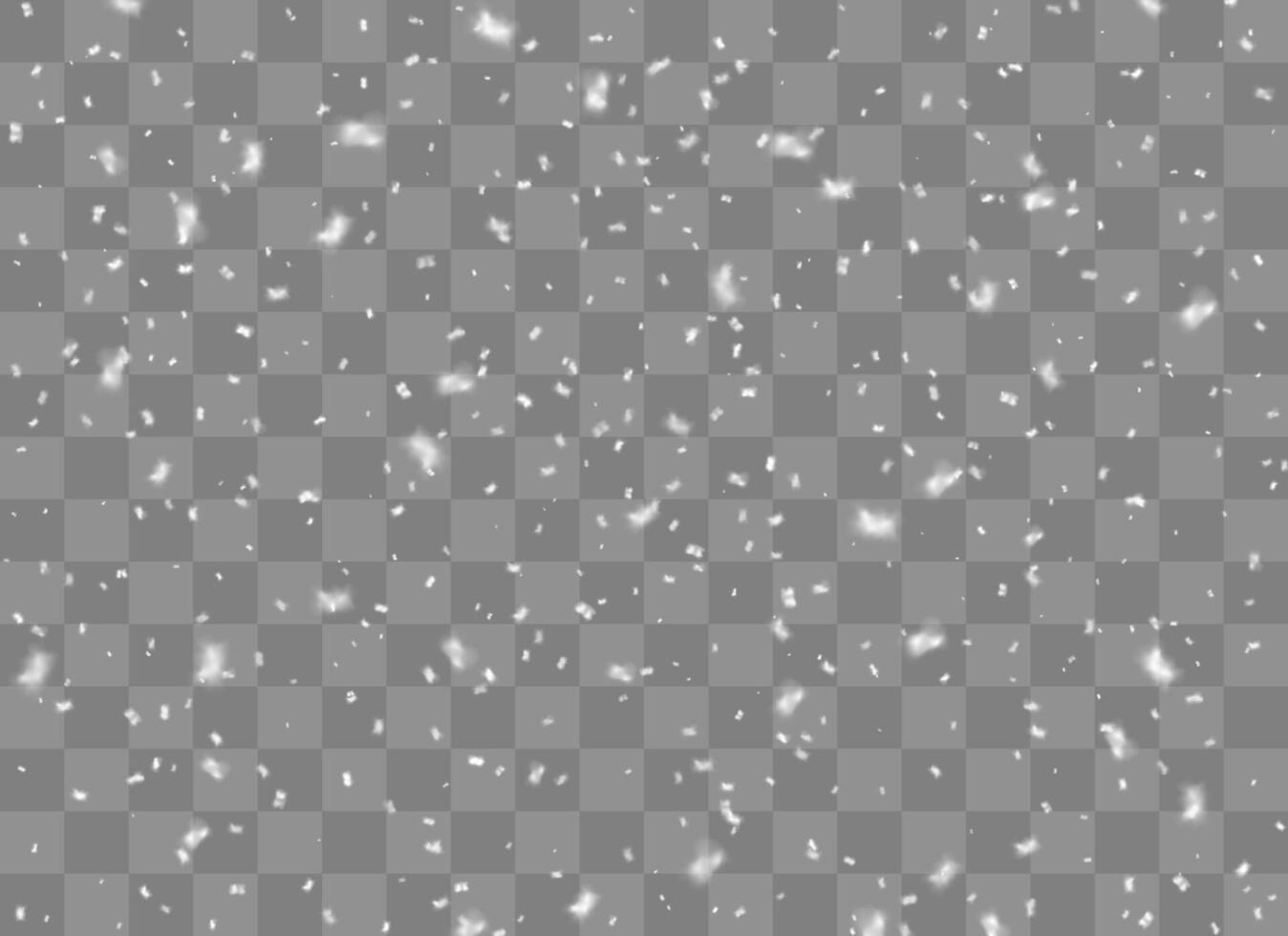 Sparkling snowflakes for Christmas and New Year decor vector