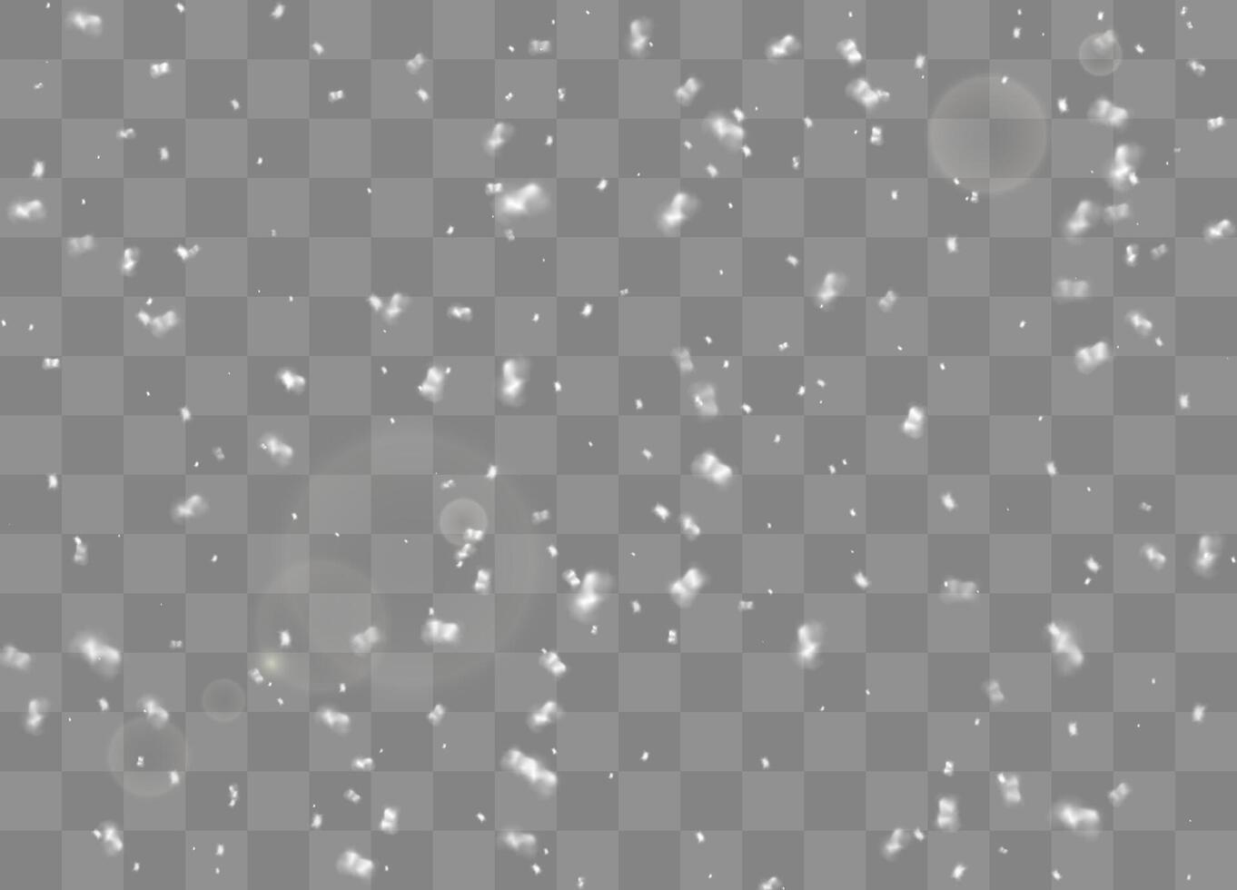 Delicate Christmas snowflakes on a soft white background vector
