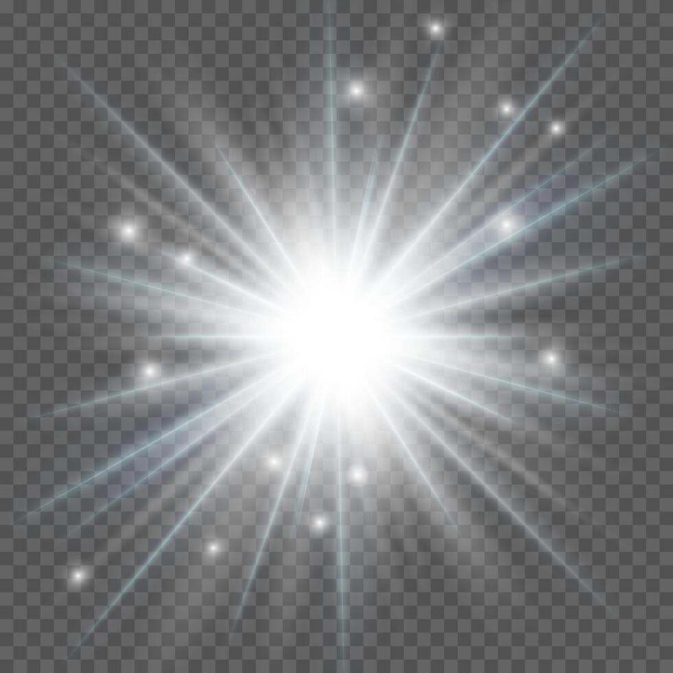 Shimmering starburst with christmas magic dust vector