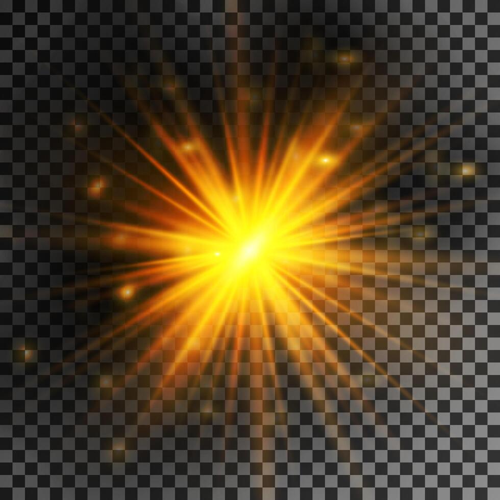 Bright starry burst with sparkling holiday dust vector