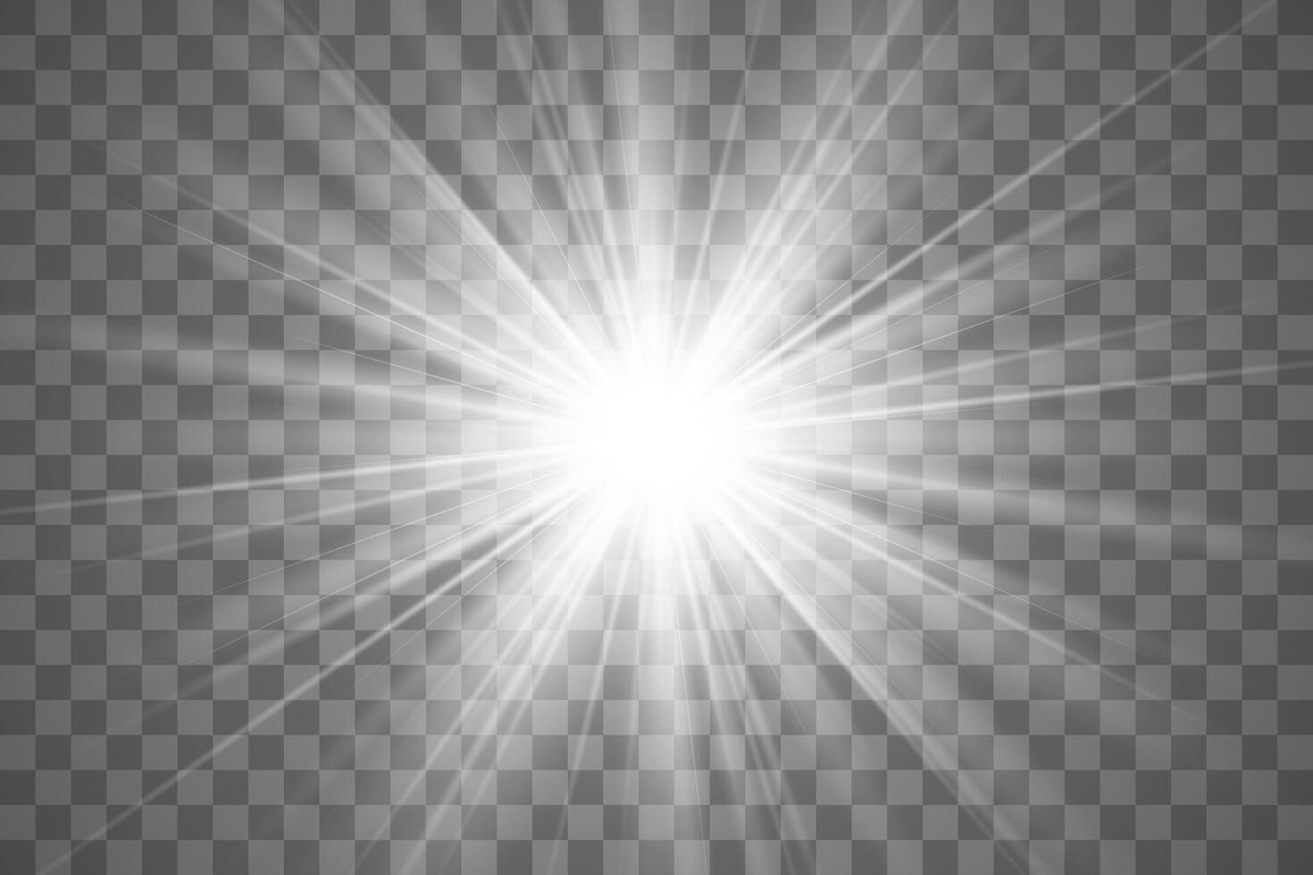 Solar glow with shimmering light effects vector