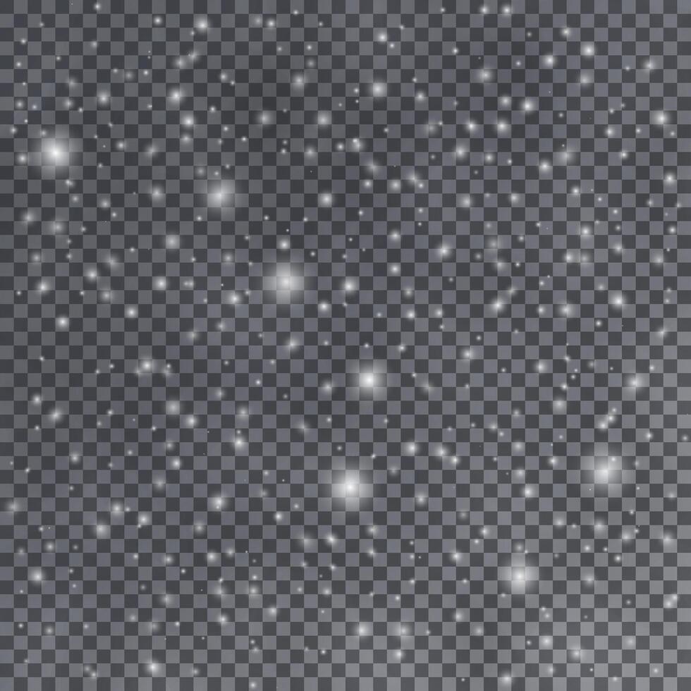 Mystical star pattern with magic dust glow vector