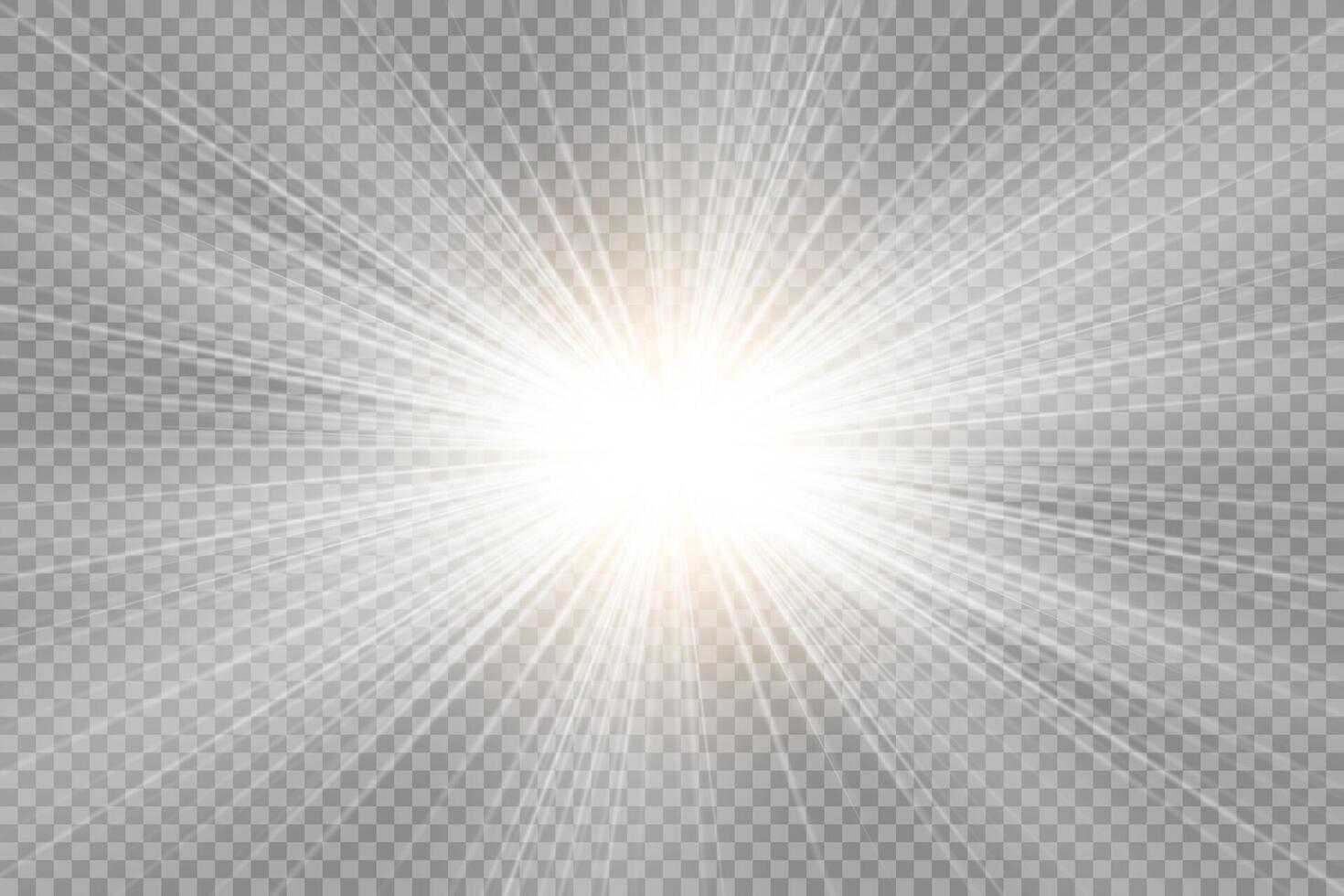 Ethereal light explosion with twinkling particles vector