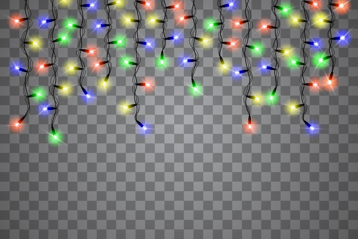 Set Xmas decorations for festive design of postcard, banner, poster, website. vector
