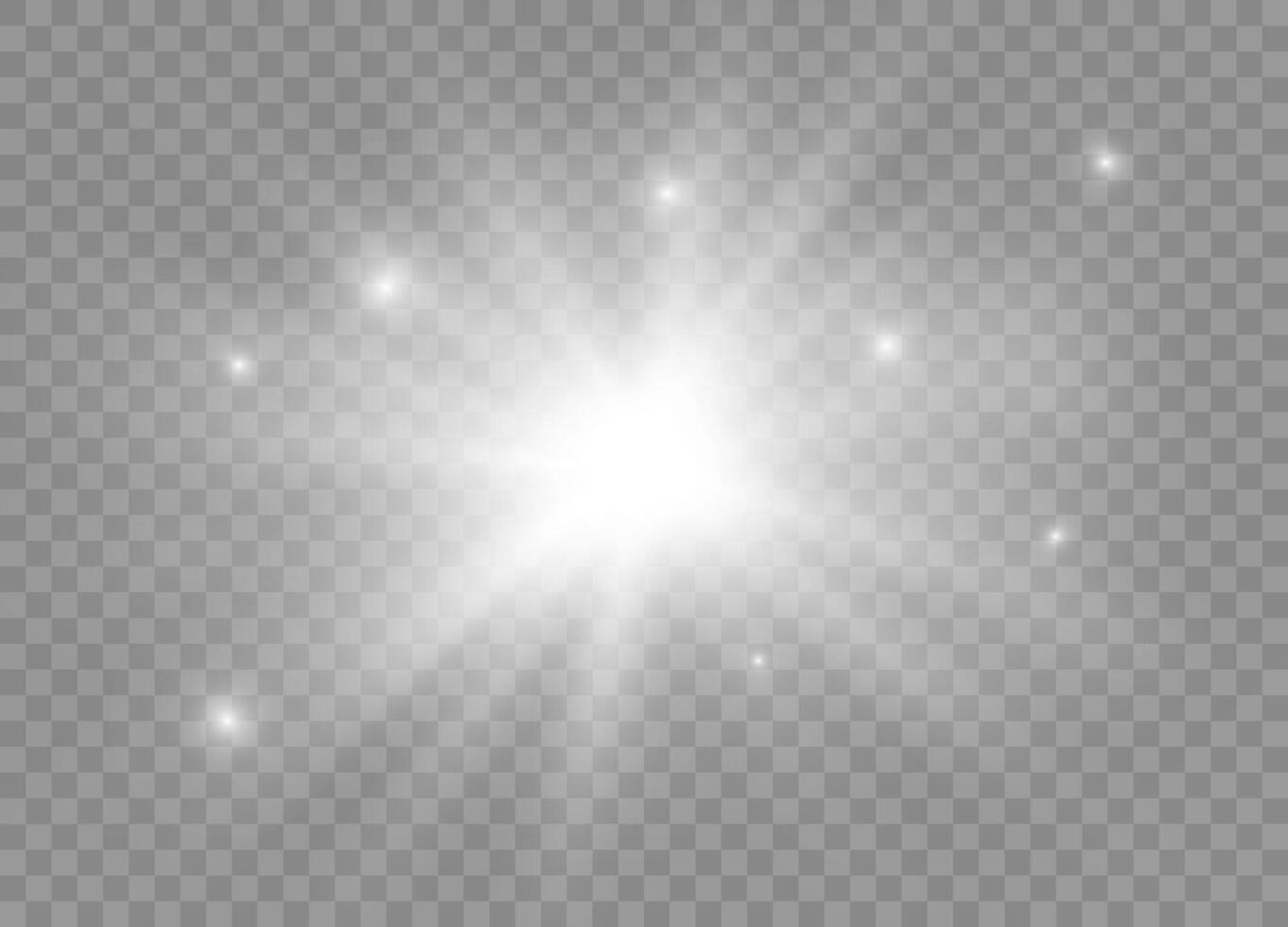 Bursting star with radiant glow vector