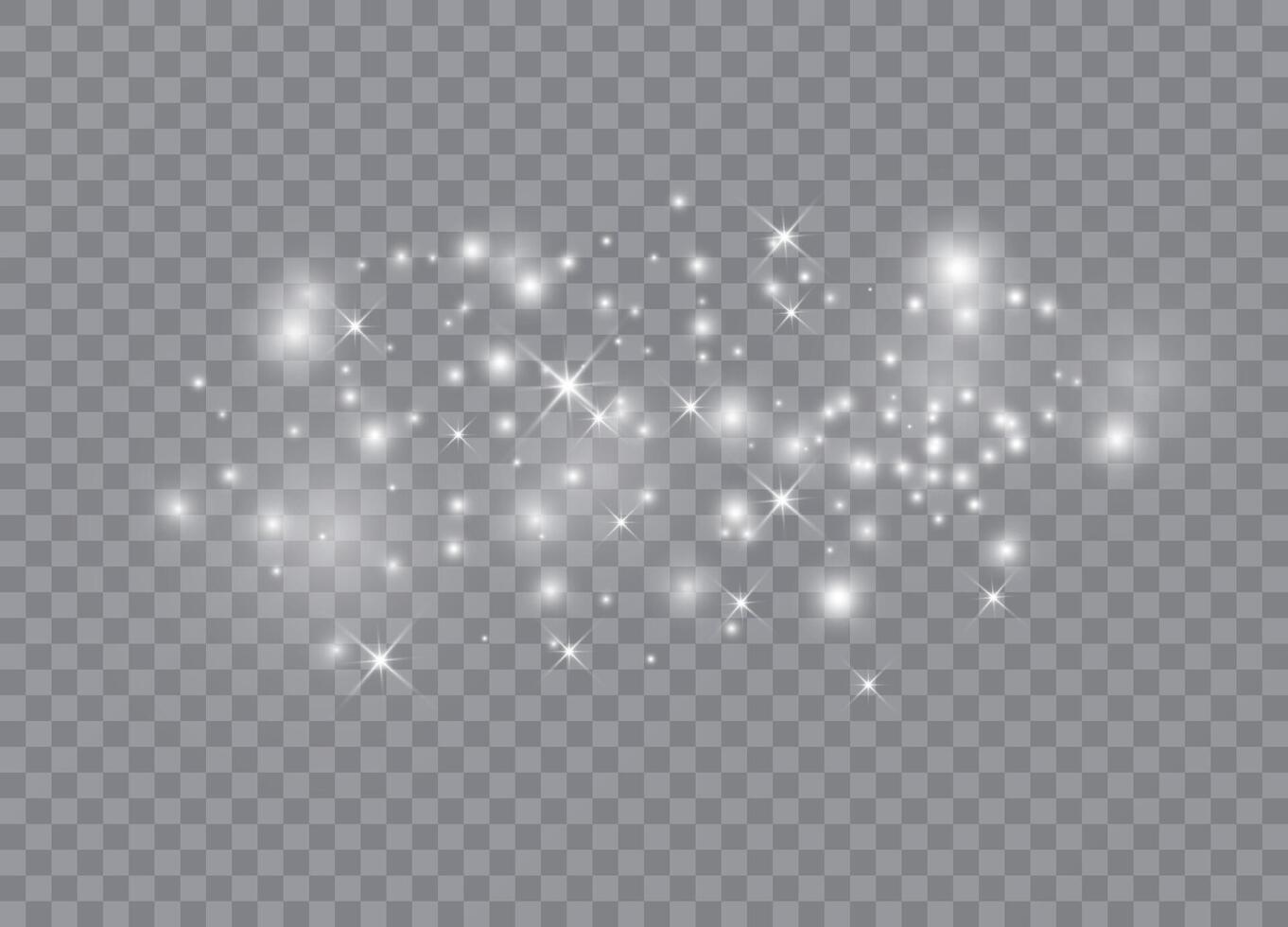 Enchanting sparkles with celestial glow vector