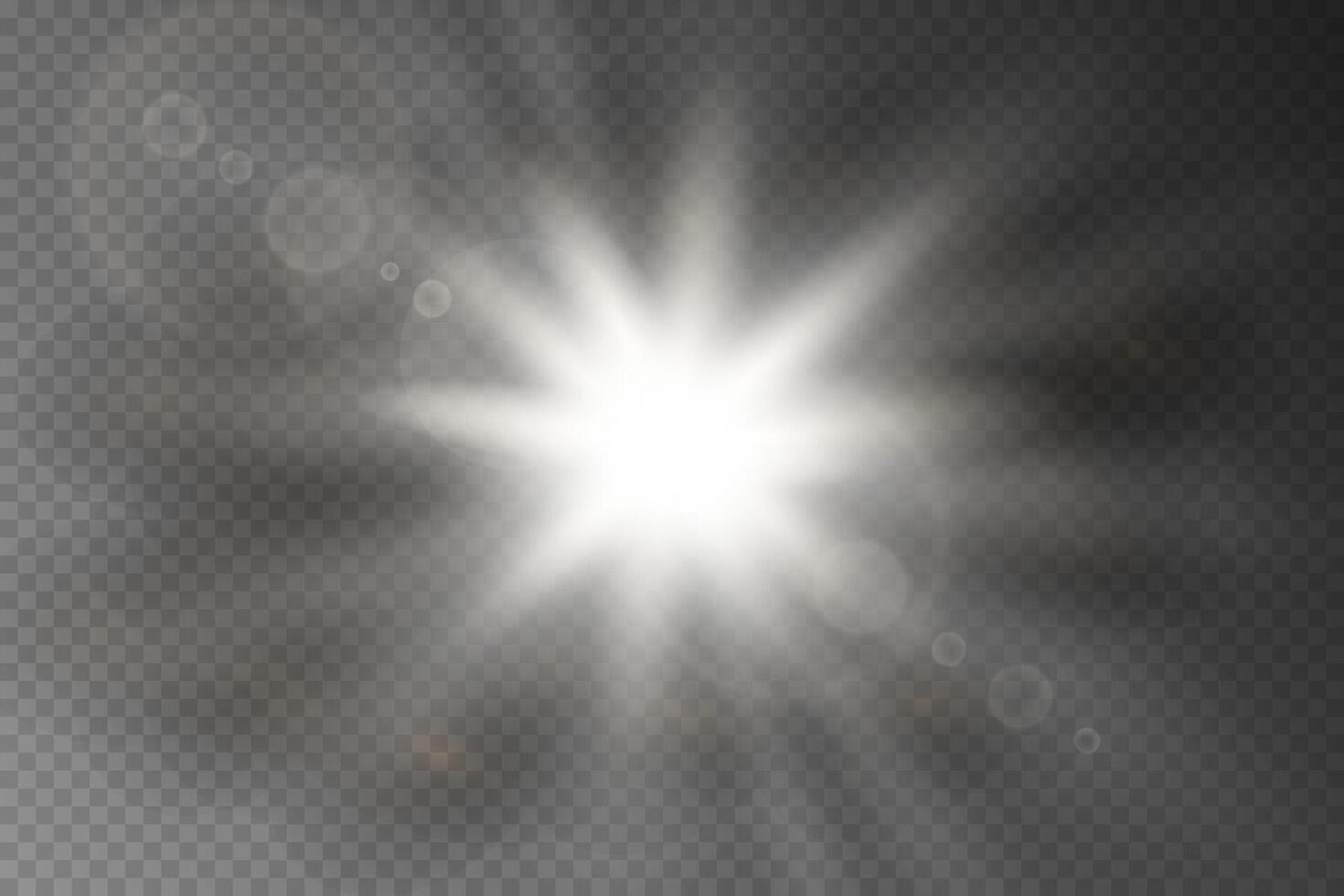 Vibrant star explosion with radiant glow vector