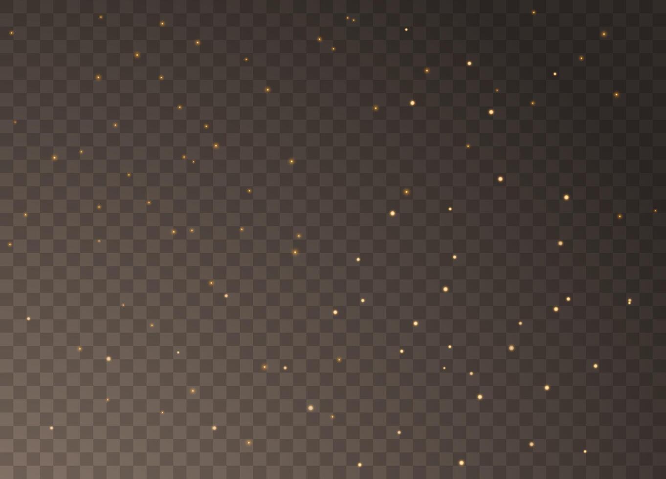 Set of golden glowing lights effects. Flash of the sun with rays and a searchlight. Glow effect. The star burst with brilliance. vector
