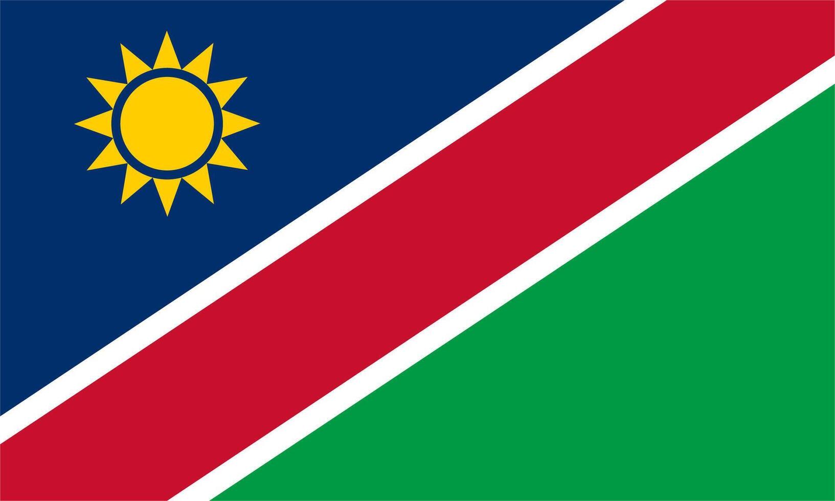 Namibia flag national material design vector