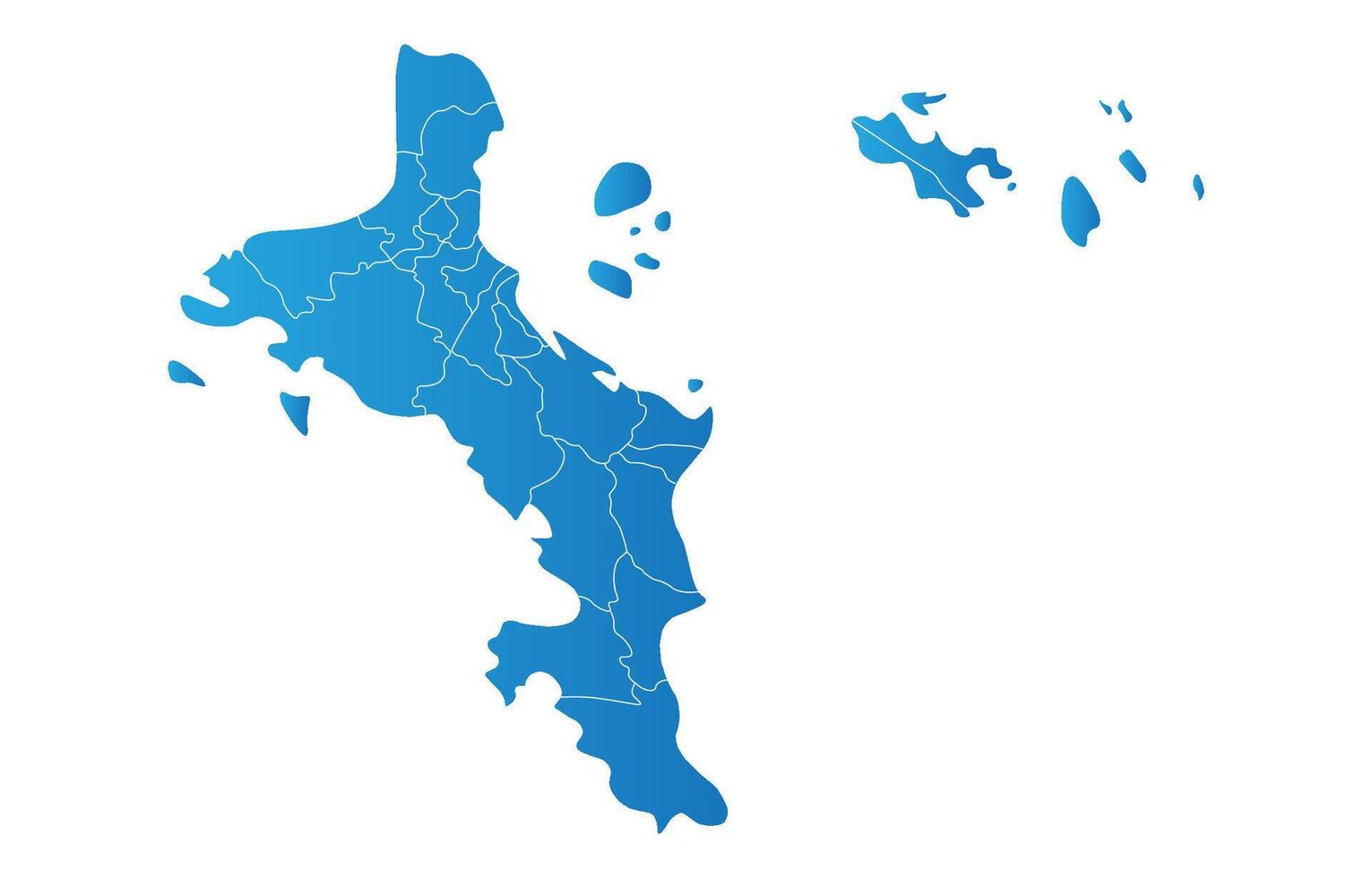 Seychelles district Country land Map vector