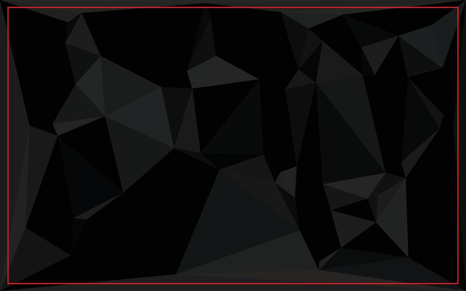 Black Realistic polygonal background for Black Friday vector