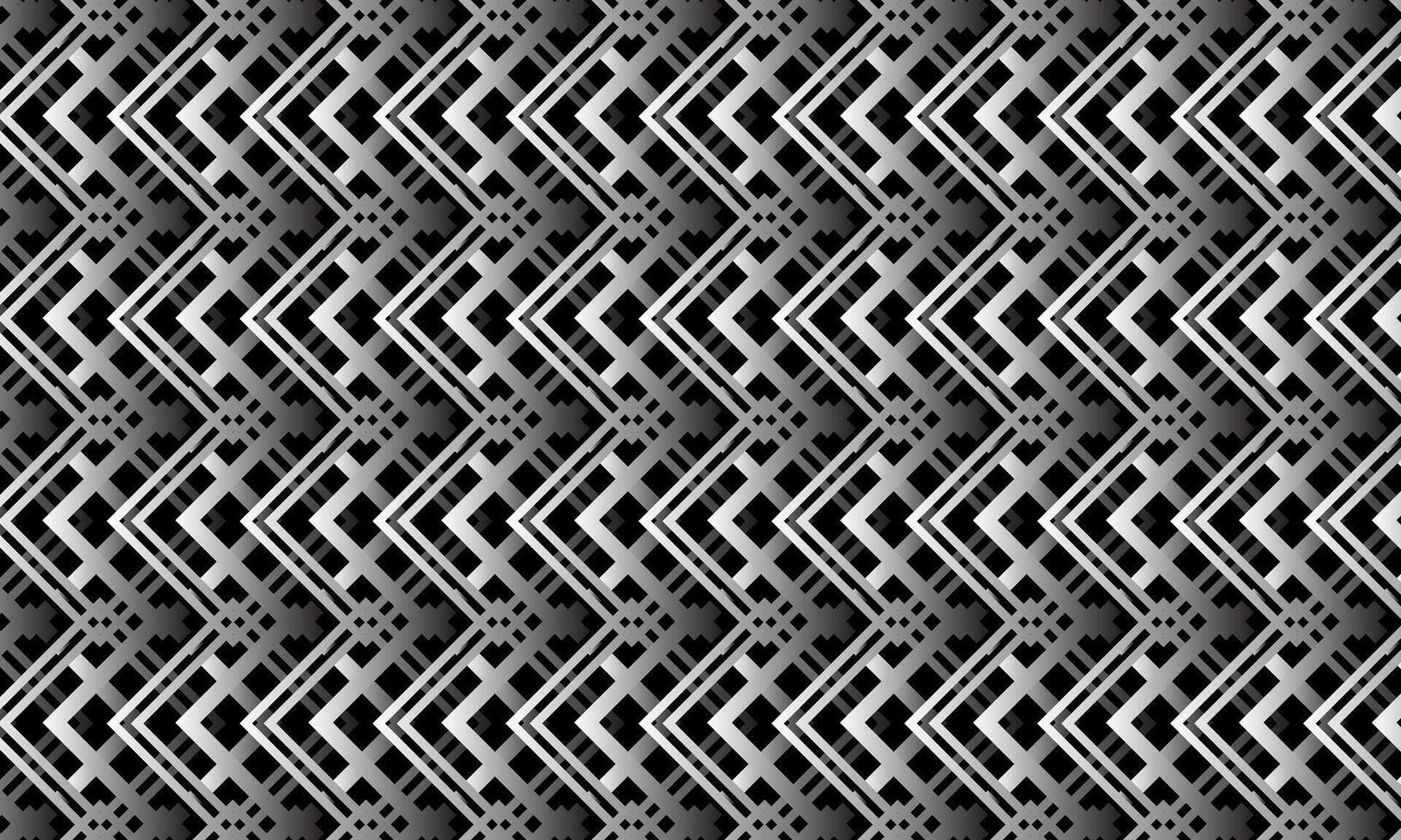 black and white abstract background with geometric and seamless pattern. geometric style - stock . vector
