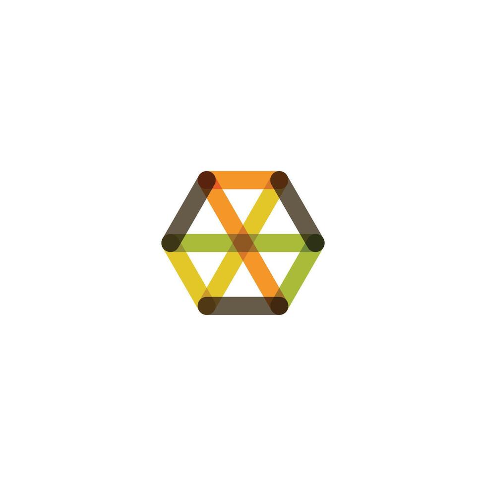 Modern Abstract logo design for branding vector