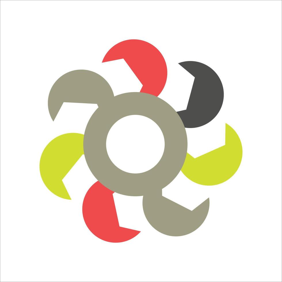 Creative Abstract logo design concept vector