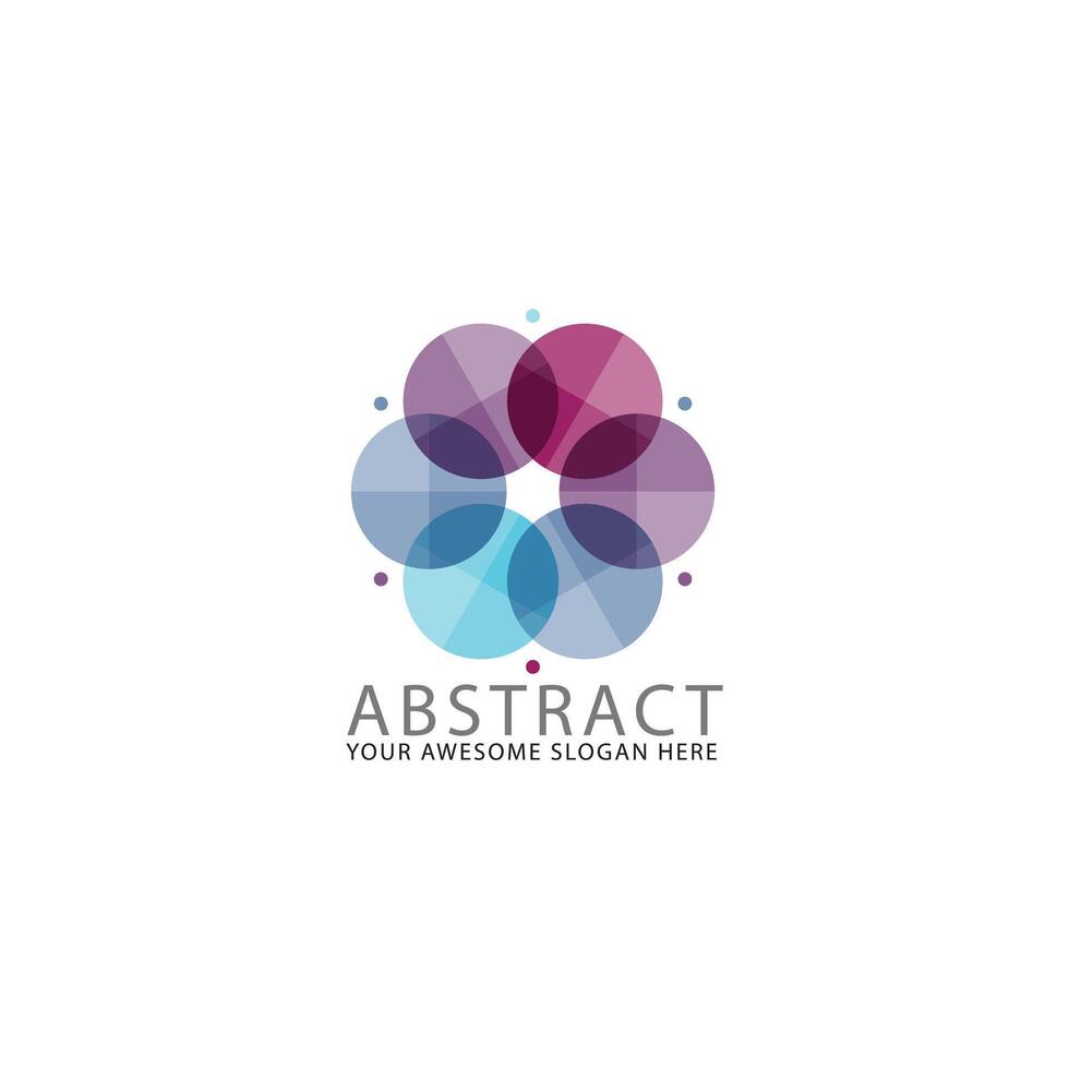 Unique Abstract logo design concept vector