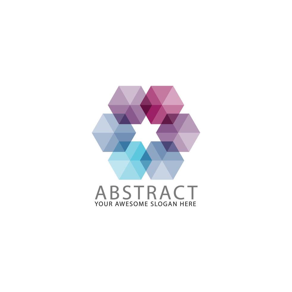Unique Abstract logo design concept vector