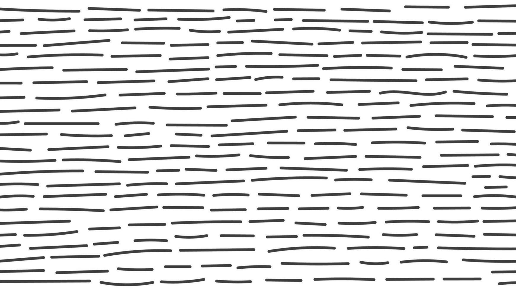 Hand Drawn Black and White Background with Line Texture vector