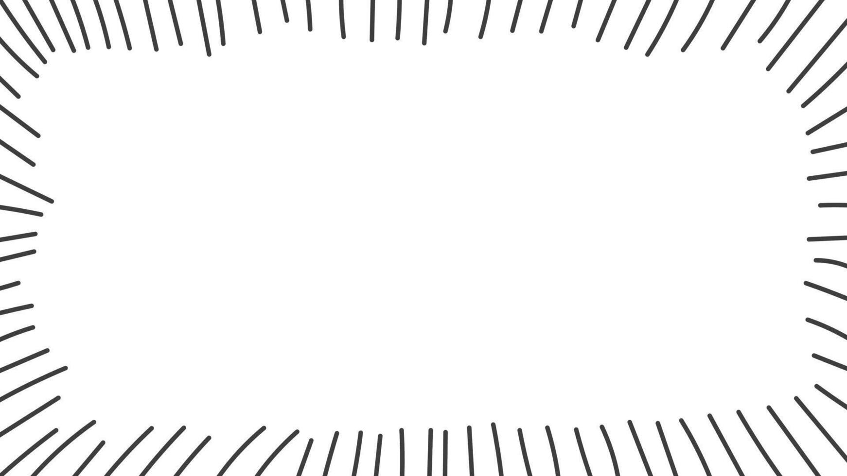 Hand Drawn Background with Line Border vector