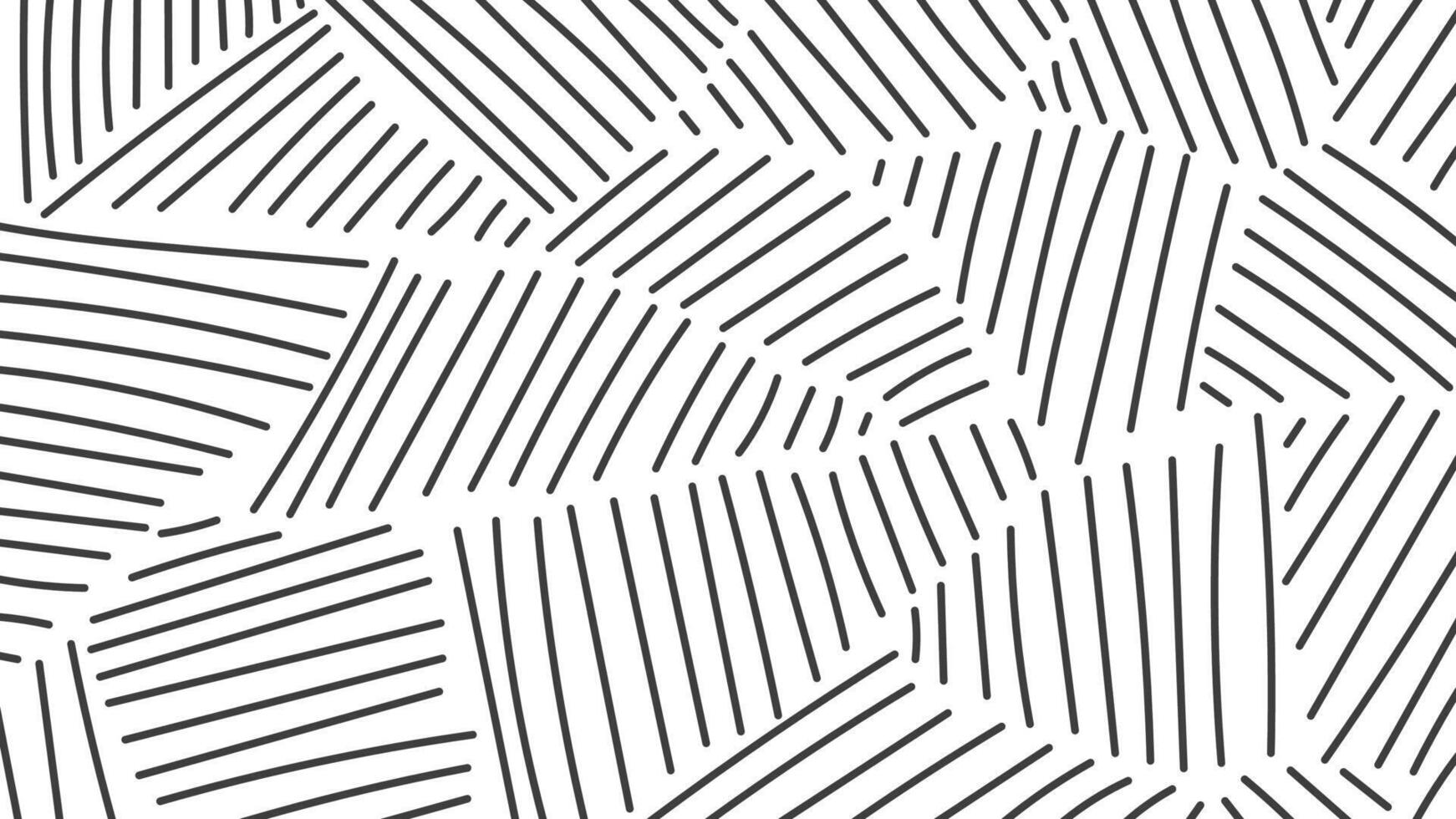 Hand Drawn Abstract Line Background vector
