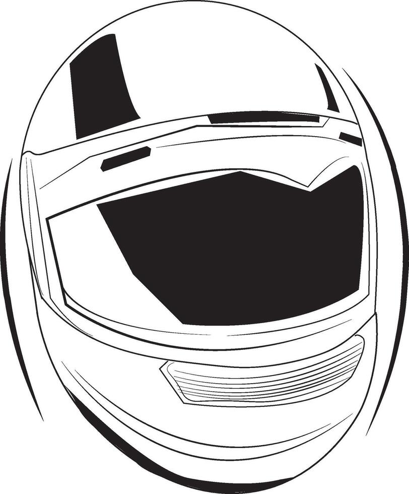 motorcycle helmet clip art, motorbike helmet isolated black vector