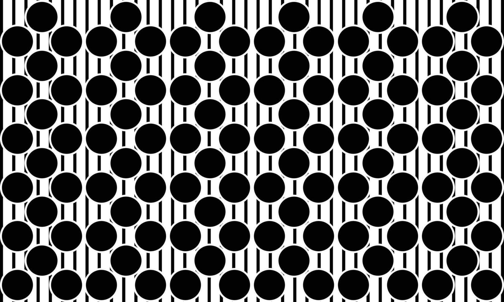 Retro of black and white geometric pattern minimal posters with 20s geometric design. Trendy bauhaus pattern background for cover design, poster and interior. vector