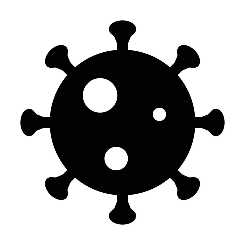 Virus icon on white background vector