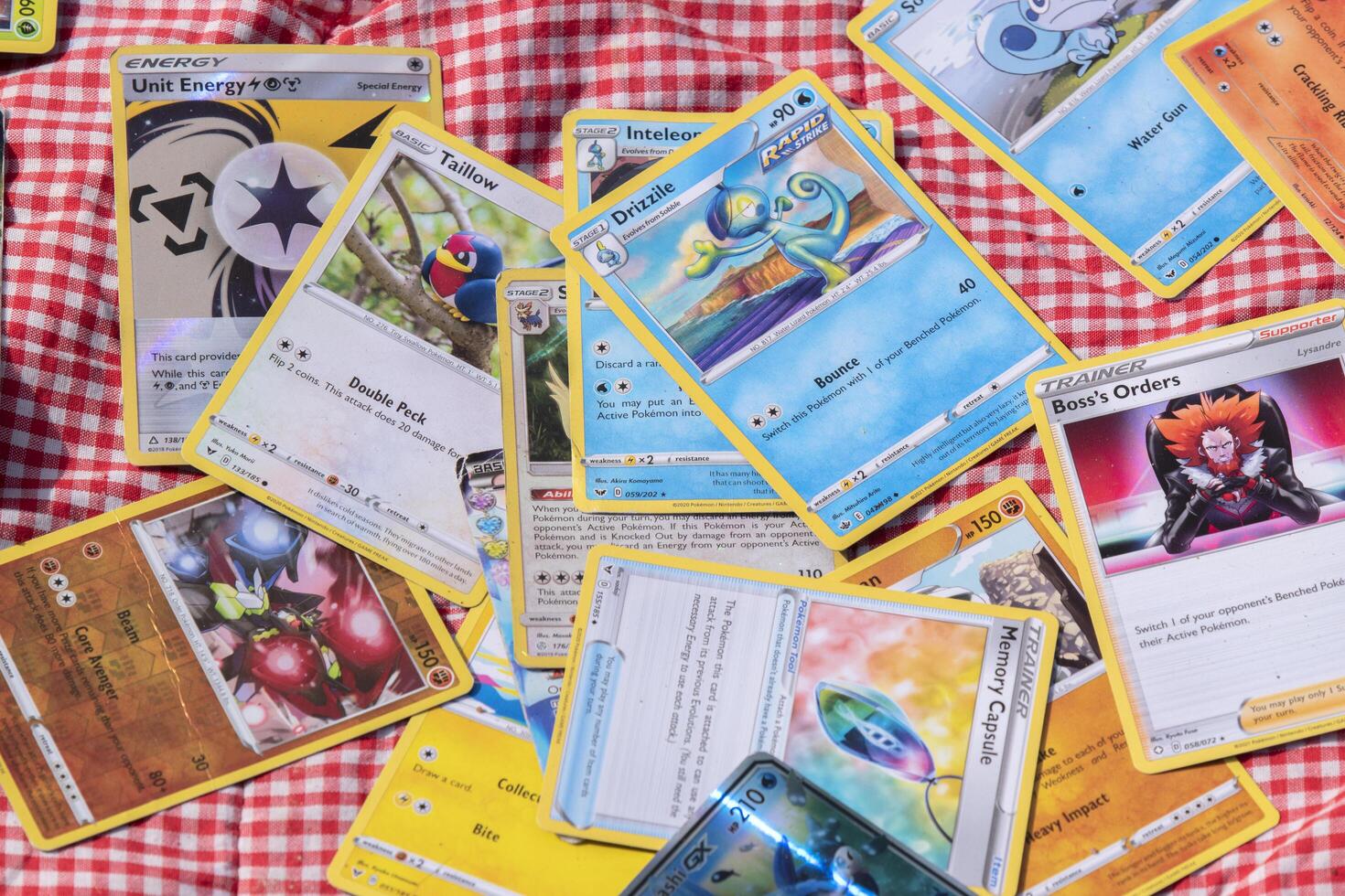 Selling Pokemon Cards At Kingsday At Amsterdam The Netherlands 27-4-2023 photo