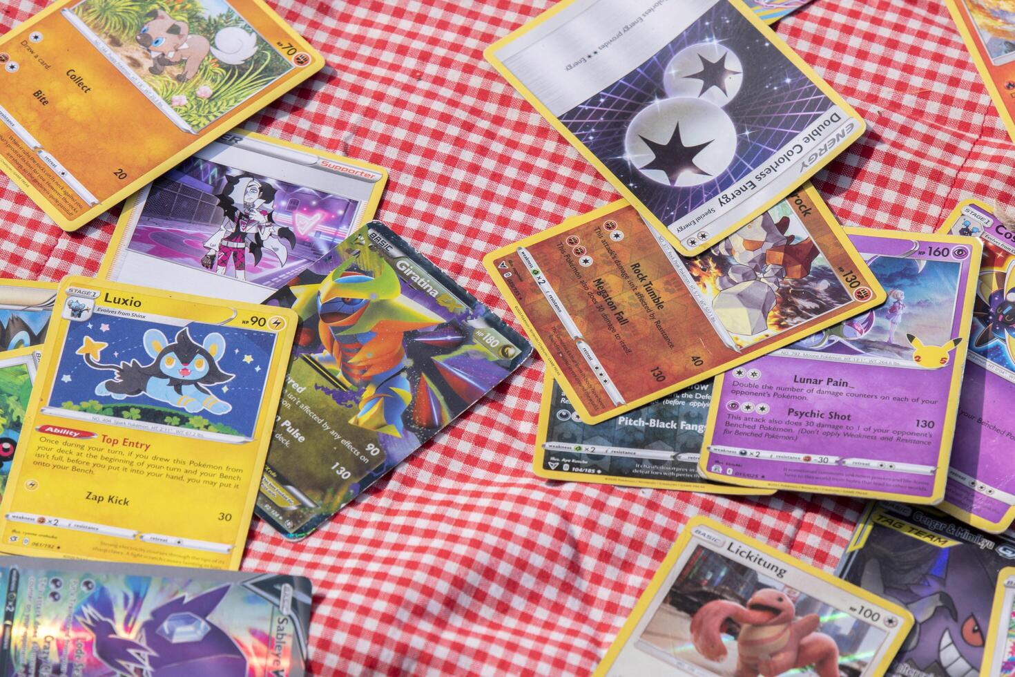 Selling Pokemon Cards At Kingsday At Amsterdam The Netherlands 27-4-2023 photo