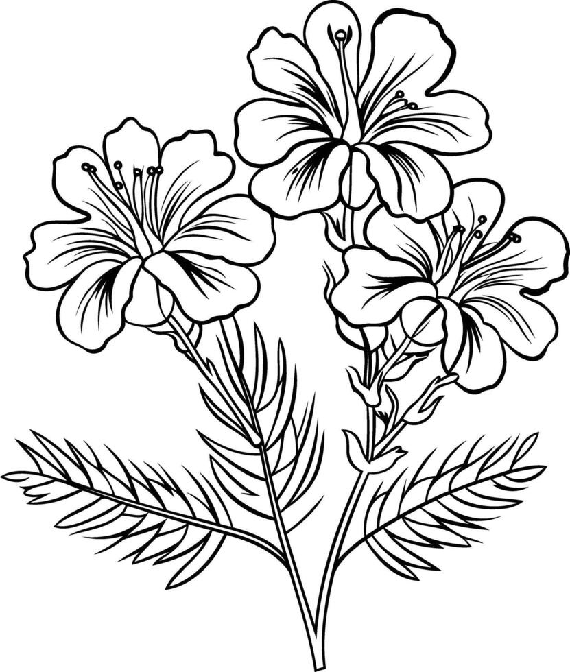 Flower゜・*:.。❁ Hibiscus flowers and leaves in stained glass technique