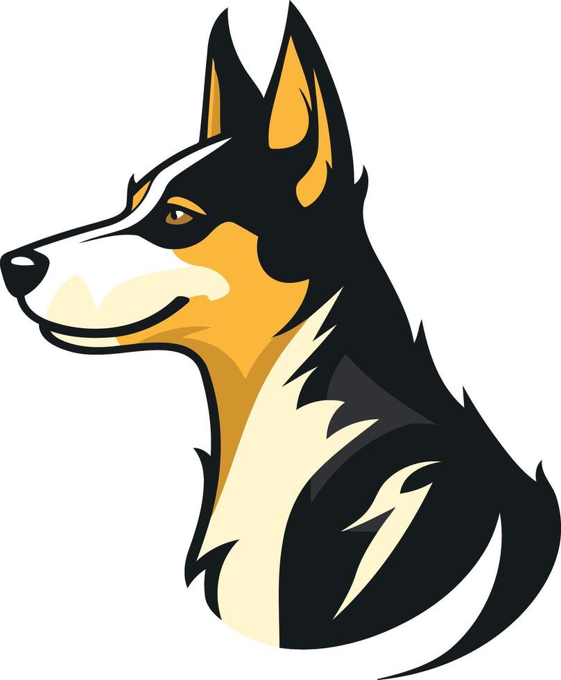 A bold and friendly dog mascot logo, perfect for pet businesses, dog training, or any brand that needs a loyal and energetic image vector