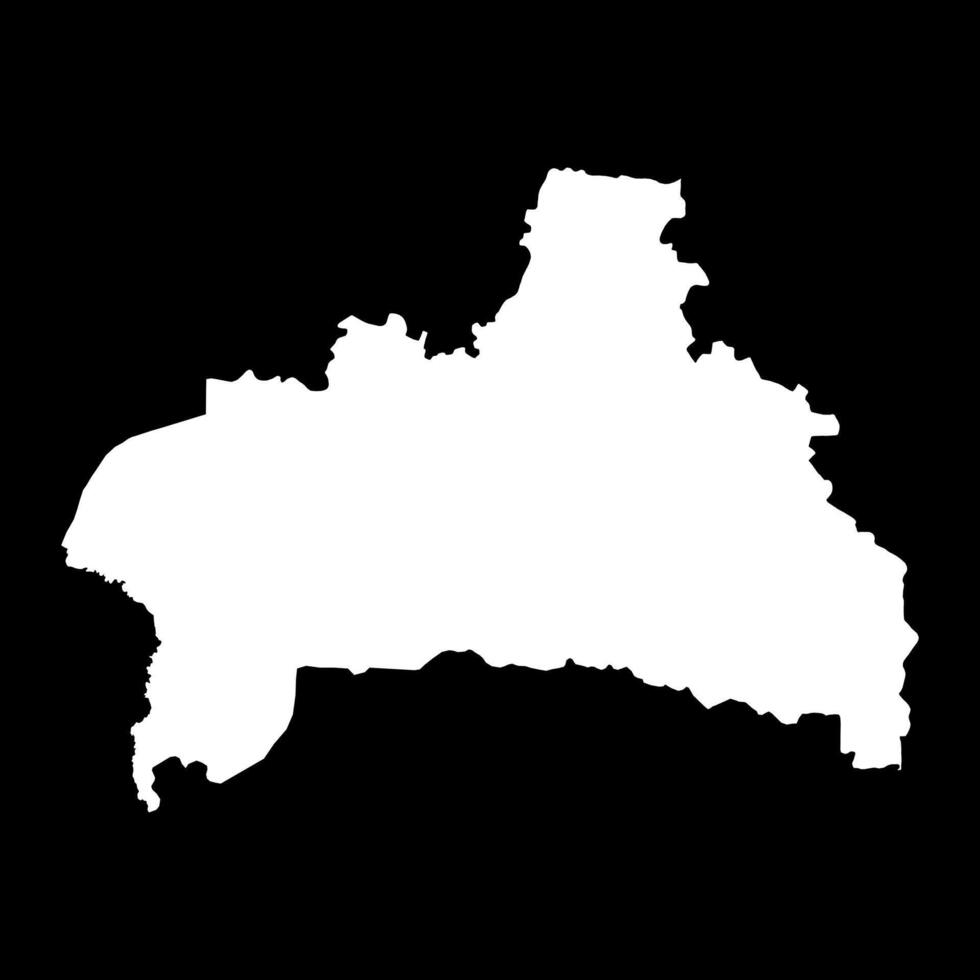 Brest region map, administrative division of Belarus. vector