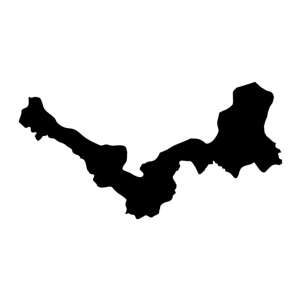 Nong Khai province map, administrative division of Thailand. illustration. vector