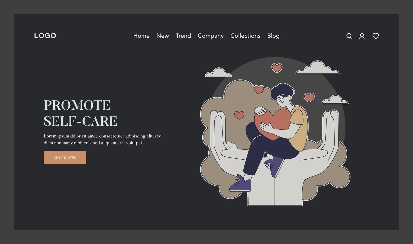 Suicide Prevention Day. Flat Illustration vector