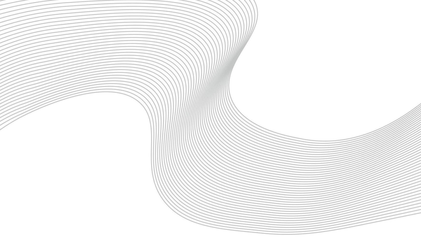 Abstract wavy line background dynamic sound wave wavy pattern stylish line art pattern design vector