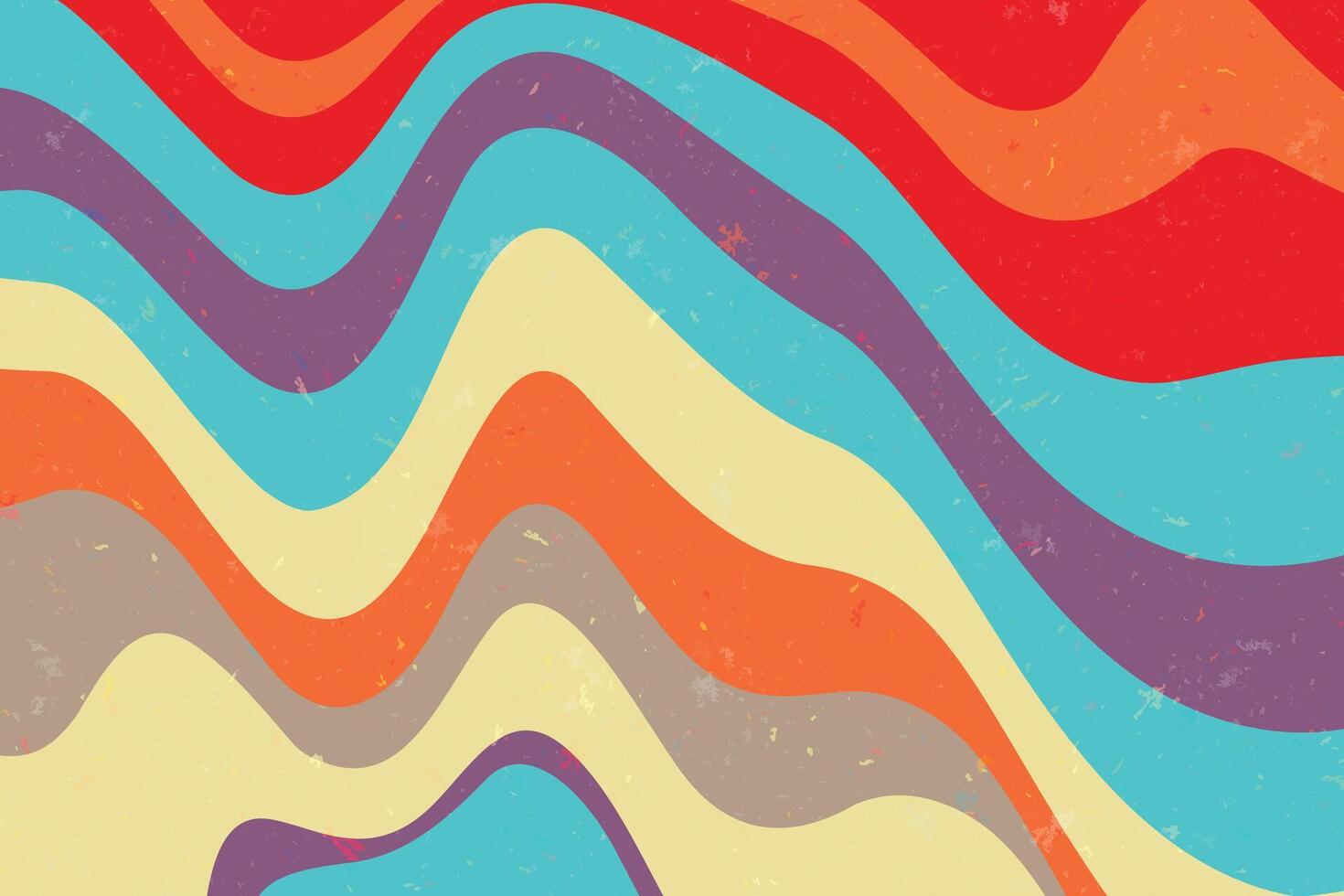 Abstract psychedelic groovy background. vector