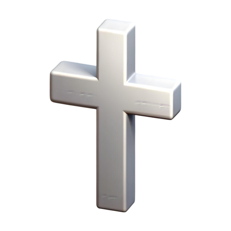 3D Cross Icon for Web and App Design png