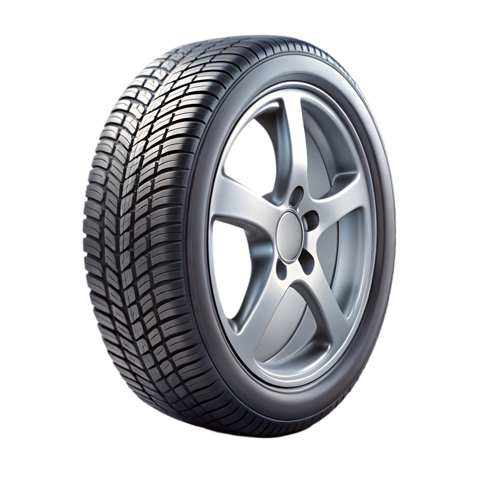car tire on transparent background png