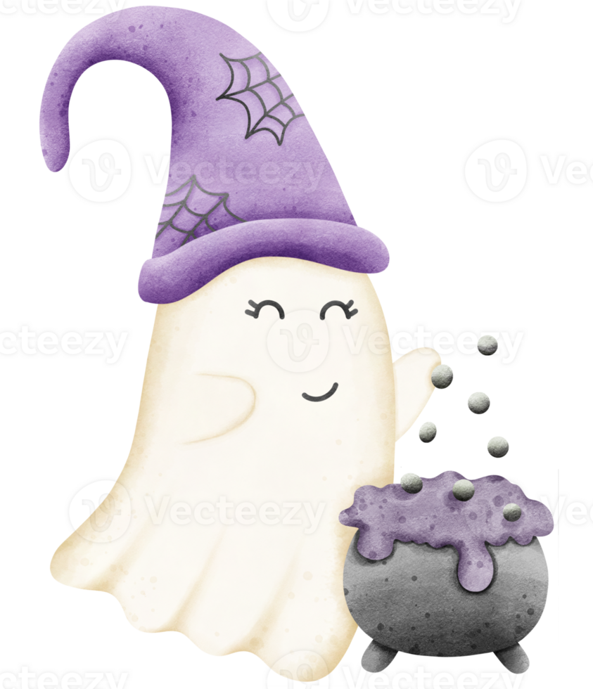 Ghost witch halloween png