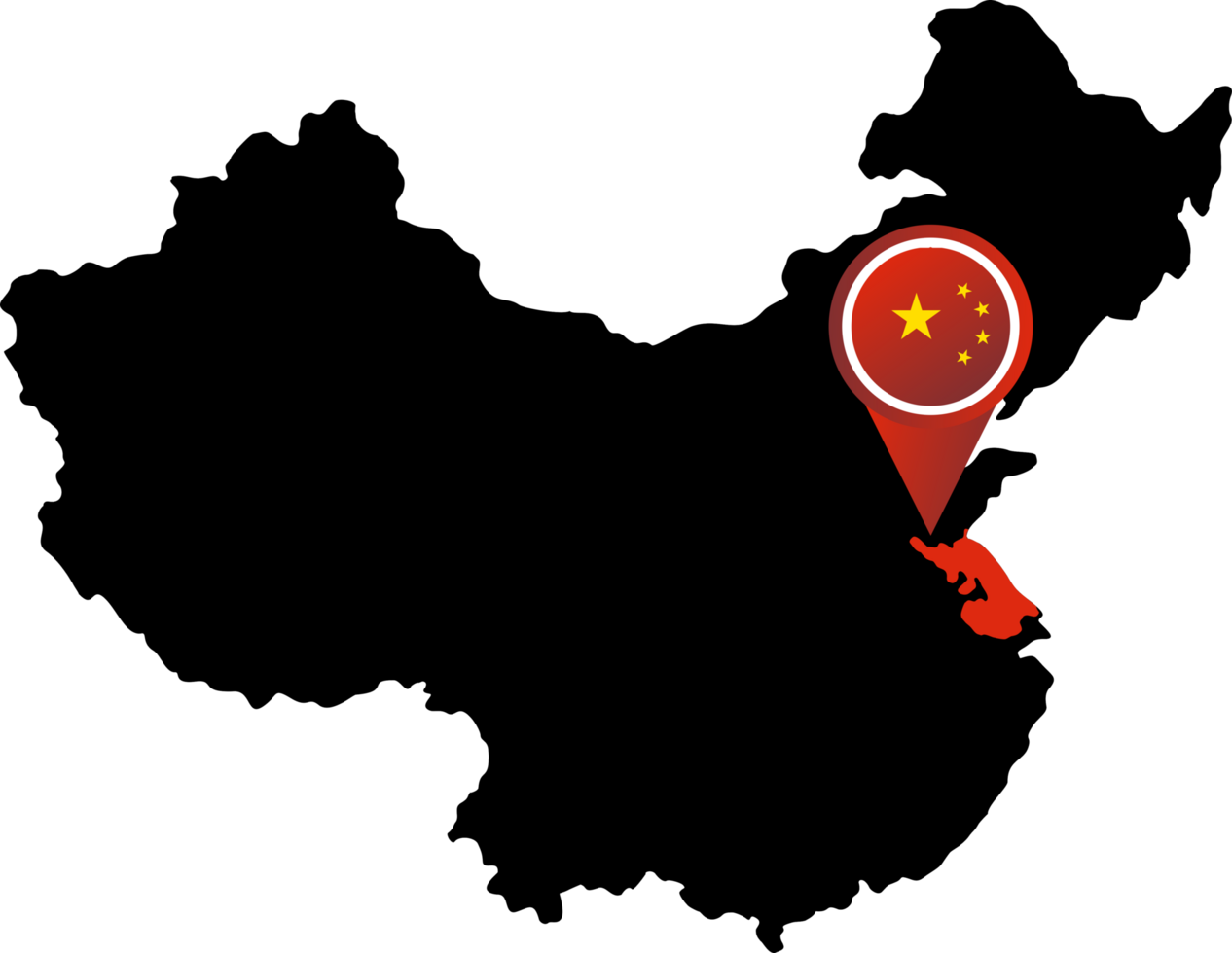 China pin map location Shanxi png
