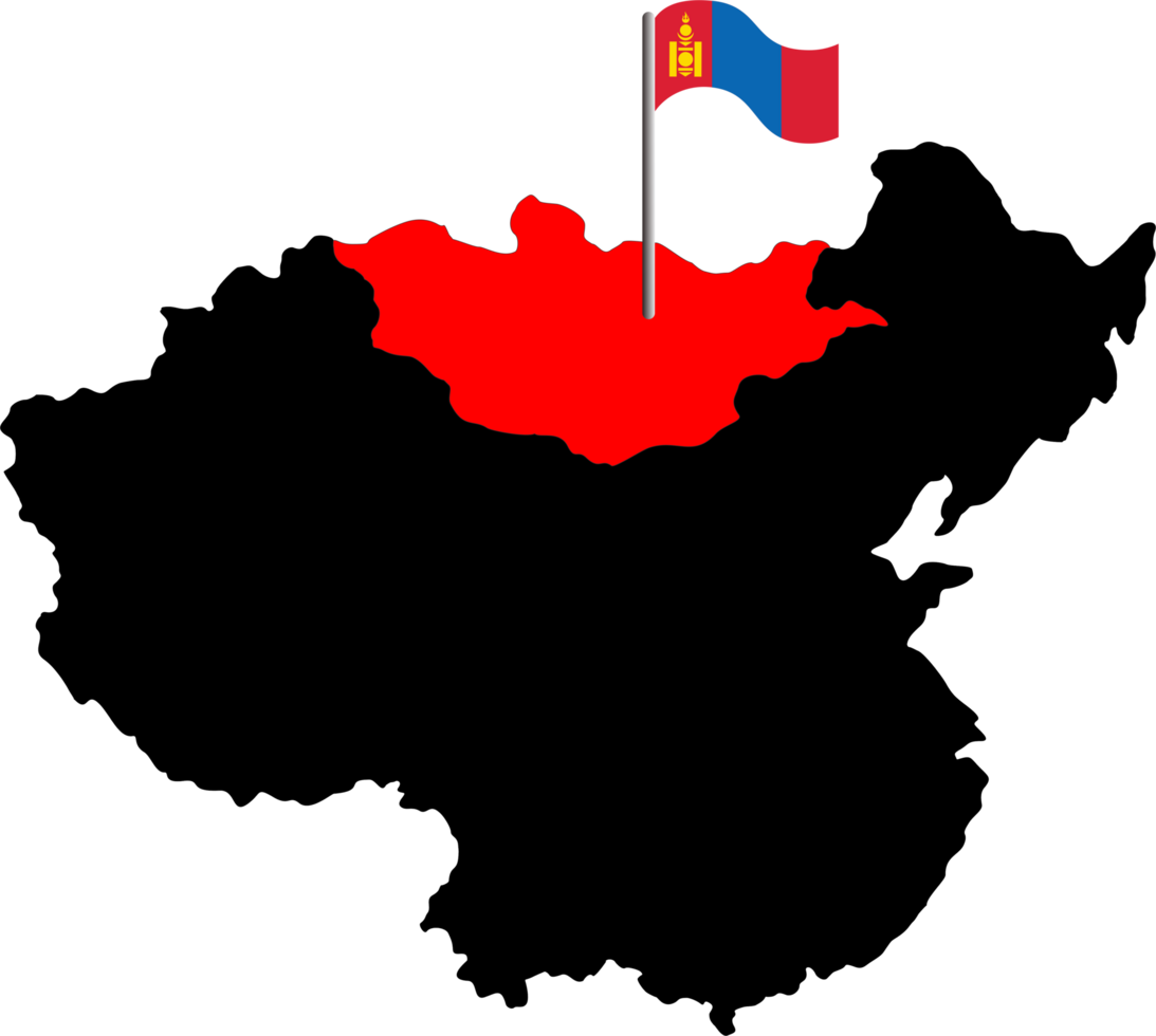China pin map location Mongolia png