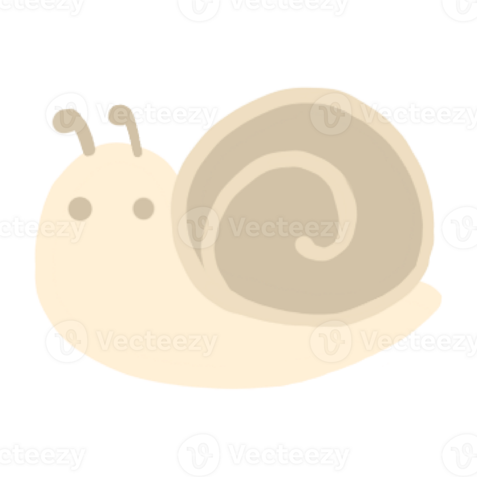 a snail on a transparent background png