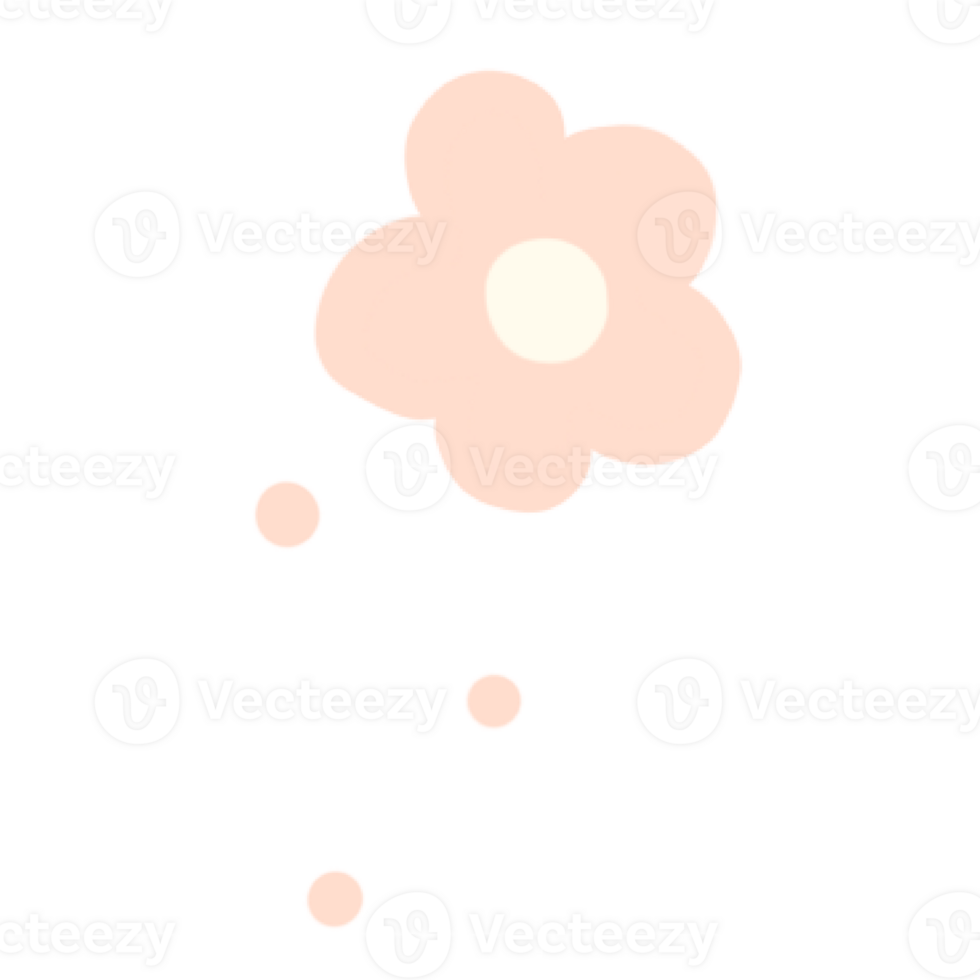 a pink flower with white dots on it png
