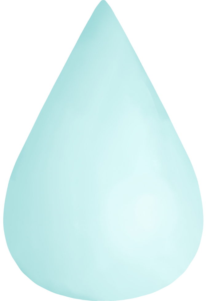 blue water drop illustration png